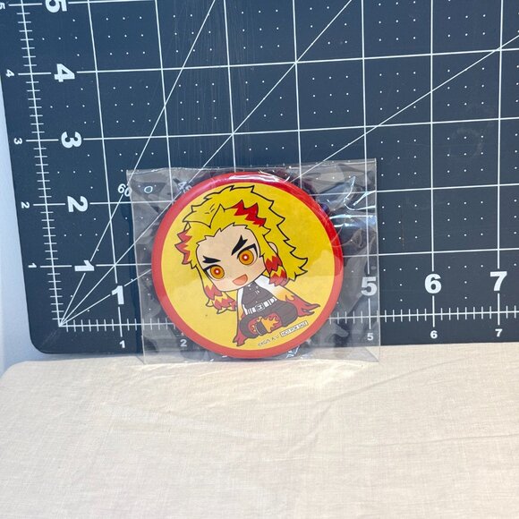 3/$20 - Demon Slayer Pin - Rare Japan Import Anime Japanese - Rengoku Kyojuro - Picture 2 of 3
